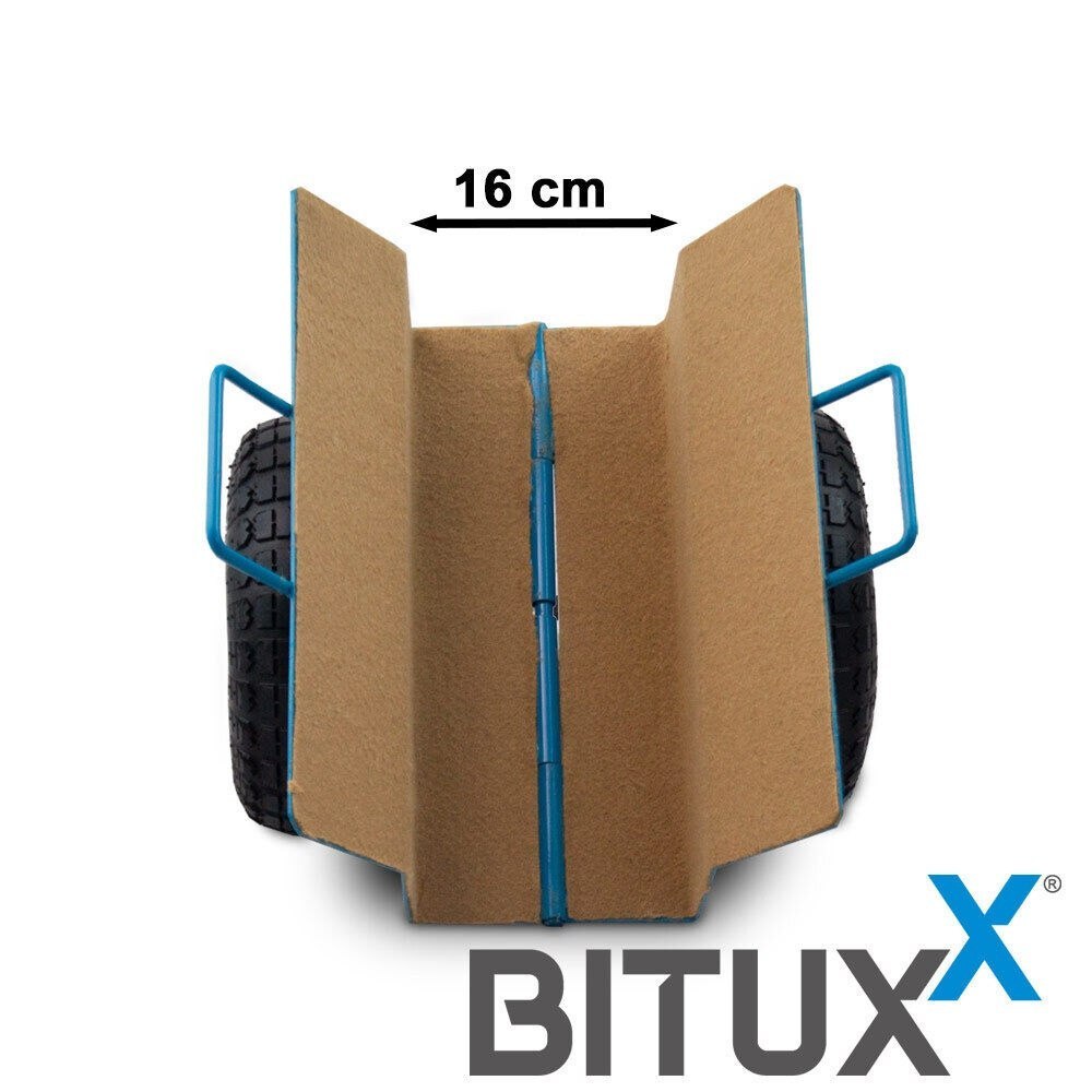 Skládací transportní vozík Bituxx pro přepravu desek GK OSB MDF nosnost do 275 kg MS19187